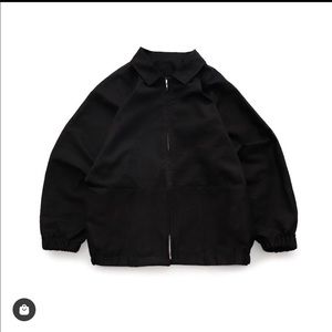 Black Canvas Lychee Jacket